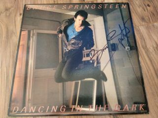 Bruce Springsteen Signed Autographed Music Vinyl Album Dancing In The Dark