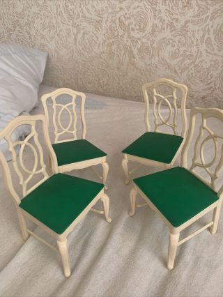 Vintage Pedigree Sindy Dining Table Chairs Set Of 4