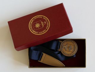 Cia Central Intelligence Agency Medal With Box