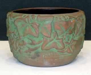 Peters & Reed Vintage Moss Aztec Arts Crafts Frank Ferrell Pottery Jardiniere