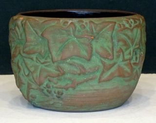PETERS & REED Vintage MOSS AZTEC Arts Crafts FRANK FERRELL Pottery Jardiniere 2