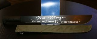 Friday The 13th A Beginning Machete Signed By Morga Wieand Jsa Authenticated