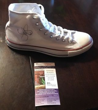 Snoop Dogg Signed Converse Chuck Taylor All Star Shoe Jsa/coa K25918