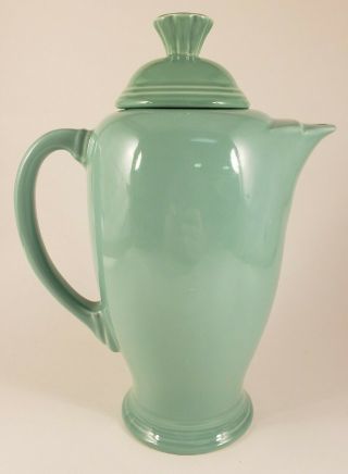 Vintage Fiesta Ware - Covered Coffee Pot W/lid - Green