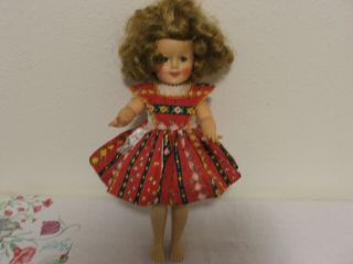 Vintage Shirley Temple Doll Ideal St - 12 Dress