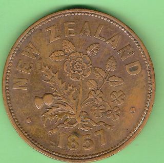 D41.  Penny Trade Token - M.  Somerville,  Zealand