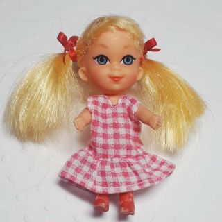 Vintage 1966 Mattel Liddle Kiddles Little Red Riding Hiddle Doll