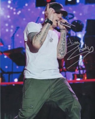 Eminem - Slim Shady Live On Stage - Autograph - Hand Signed 8x10 W/