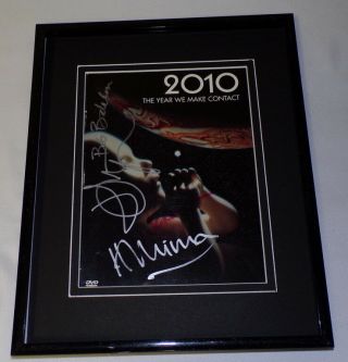 2010: The Year We Make Contact Cast Signed Framed 8x10 Poster Display Jsa