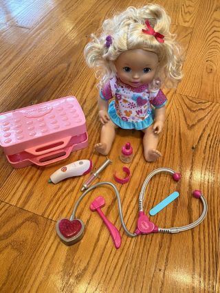 Fisher Price Little Mommy Doctor Interactive Talking Doll 16 " 2012
