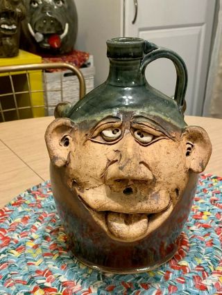 Face Jug North Carolina Pottery