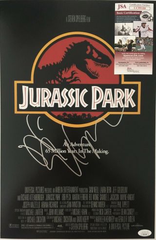 Jeff Goldblum Jurassic Park Actor Signed 12x18 Autographed Photo Jsa N1