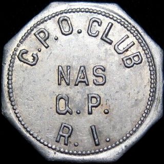 Quonset Point Naval Air Station Rhode Island Military Good For Token Cpo Club