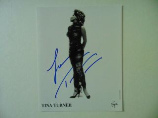 “private Dancer” Tina Turner Hand Signed 8x10 B&w Photo Todd Mueller