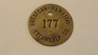 American - Hawaiian Steamship Co.  Hawaii Trade Token