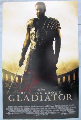 Russell Crowe Signed 11x17 Photo Dc/coa (gladiator) Autograph