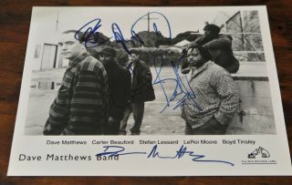 Dave Matthews Band - Signed Band 8x10 Photo By Dave And 3 Others