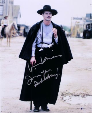 Val Kilmer Signed Autographed Tombstone " I 