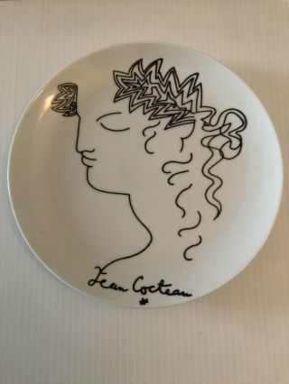 Jean Cocteau Limoges France Art Porcelain 7 1/2 " Plate