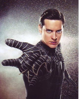Tobey Maguire Signed Autographed 8x10 Spider - Man Peter Parker Photograph