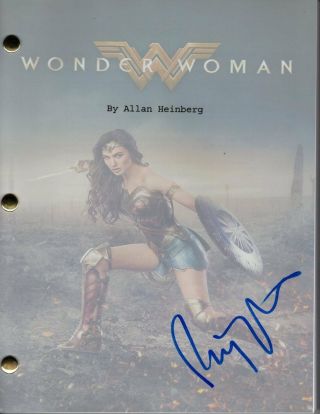 Patty Jenkins Signed Autographed Wonder Woman Script