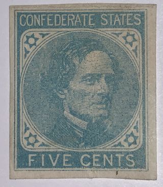 Travelstamps: United States Csa Confederate Stamp 6 Ng Hinged