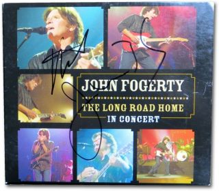 John Fogerty Signed Autographed Cd Cover The Long Road Home Psa L10527