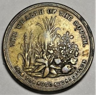 511/514 Wealth of the South No Submission to the North Civil War Patriotic Token 4
