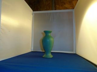 Muncie Pottery Matt Green Arts & Crafts 5 ¾” Vase (marked) More Photo 