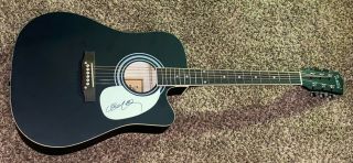 WILLIE NELSON AUTOGRAPHED SIGNED FULL SIZE FS ACOUSTIC COUNTRY GUITAR 3