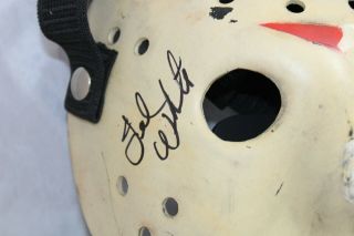Friday the 13th - Jason Hockey Mask signed by Ted White & Savini JSA Certified 3