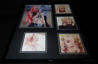 Gwen Stefani Signed Framed 16x20 Photo Set Jsa No Doubt The Voice C