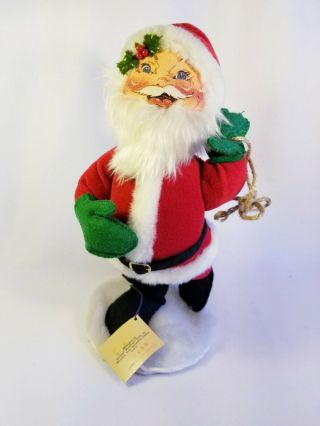 Annalee Christmas Santa With Tag 5480 1990 13 "