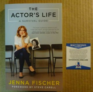 Signed Jenna Fischer Autographed Paperback Book " The Actor 
