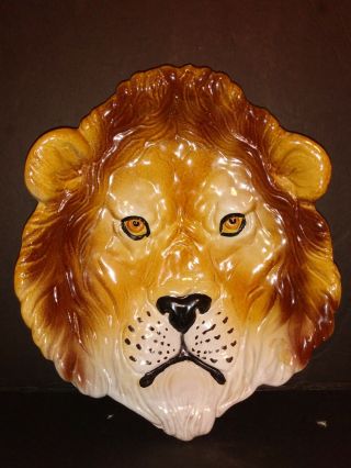 Taste Setter By Sigma Vintage Lion Head Dish Bowl Made In Italy Vintage Unique