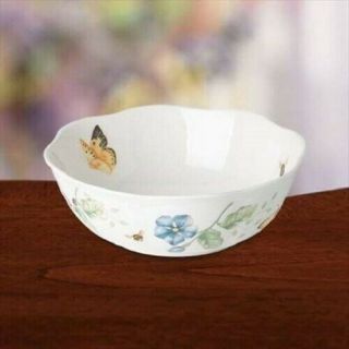 Lenox Butterfly Meadow All Purpose Bowl Cereal Soup Rice - Set Of 4
