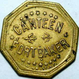 1904 Fort Baker San Francisco California Military Good For Token Canteen
