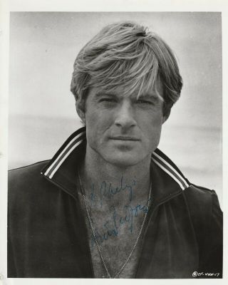 Robert Redford (" The Way We Were " Star) Signed Photo