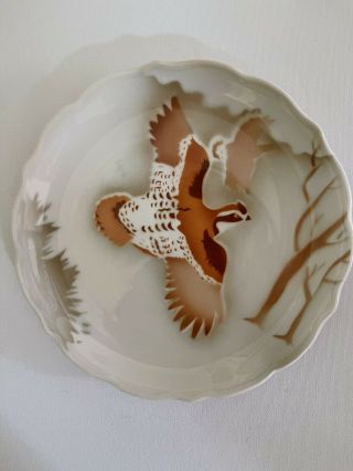 Vintage Syracuse China Restaurant Ware Plate Bird Airbrush 10 1/2”hard To Find