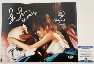 Lea Thompson & Ed Gale Dual Signed Howard The Duck 11x14 Photo Signed Beckett Co