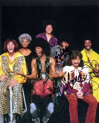Gfa Freddie Larry & Sly Sly And The Family Stone Signed 8x10 Photo Ad3