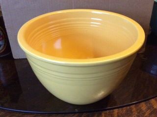 Vintage Fiestaware 5 Nesting Mixing Bowl Yellow Fiesta