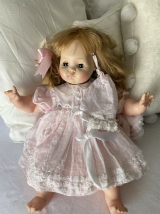 Madame Alexander 20” Puddin Baby Doll Restored At The Madame Alexander Hospital