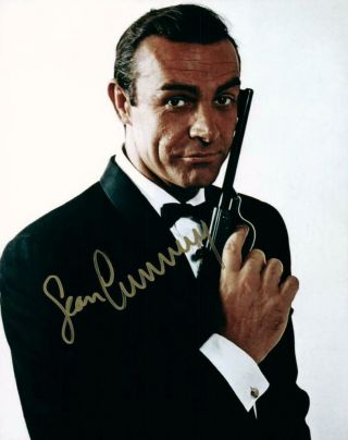 Sean Connery Signed 8x10 Picture Autographed Photo Photo With