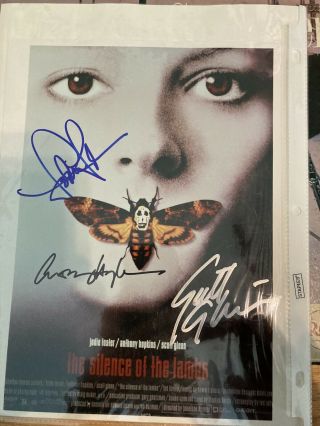 Silence Of The Lambs Signed Photo By Cast With