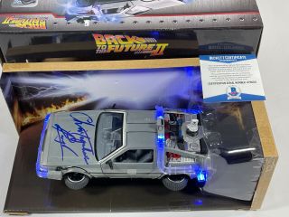 Christopher Lloyd Signed Back To The Future Delorean Autograph Beckett Bas 5