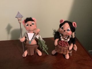 Annalee Thanksgiving Indian Mice Boy And Girl