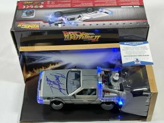 Christopher Lloyd Signed Back To The Future Delorean Autograph Beckett Bas 2
