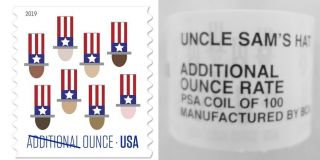 Us Postal Service Additional Ounce Forever Stamps,  Uncle Sam 