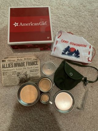 American Girl Molly Camping Equipment Retired